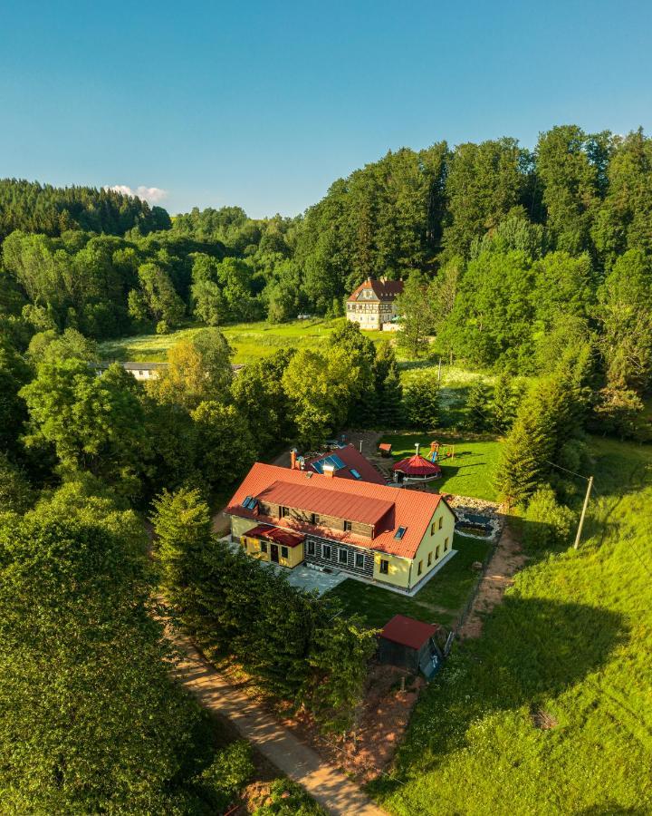Chalupa Křenov 62 Bernsdorf Exteriér fotografie